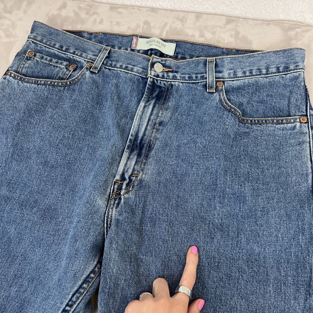 Vintage Levis 505 Jeans Mens 40x29 Blue Denim Straight Workwear‎ Americana Y2K - Picture 2 of 11